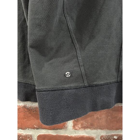 Lululemon Gray Black Mula Bundle Wrap Zip Jacket Womens Size 8 - Picture 6 of 9